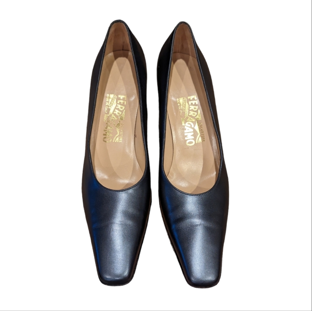 Salvatore Ferragamo/Blue/Heels/Sz 8